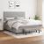 Pat continental, gri deschis, 180x200 cm, material textil GartenMobel Dekor
