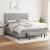 Pat continental, gri deschis, 180x200 cm, material textil GartenMobel Dekor