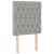 Pat continental cu saltea, gri deschis, 80x200 cm, textil GartenMobel Dekor
