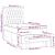Pat box spring cu saltea, gri deschis, 90x190 cm, textil GartenMobel Dekor