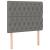 Pat box spring cu saltea, gri închis, 90x200 cm, textil GartenMobel Dekor