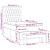 Pat box spring cu saltea, negru, 90x200 cm, textil GartenMobel Dekor