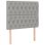 Pat box spring cu saltea, gri deschis, 100x200 cm, textil GartenMobel Dekor