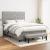 Pat continental, gri deschis, 140x200 cm, material textil GartenMobel Dekor