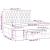 Pat box spring cu saltea, negru, 180x200 cm, catifea GartenMobel Dekor