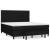Pat box spring cu saltea, negru, 180x200 cm, catifea GartenMobel Dekor