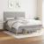 Pat continental, gri deschis, 180x200 cm, material textil GartenMobel Dekor