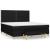 Pat box spring cu saltea, negru, 180x200 cm, catifea GartenMobel Dekor
