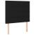 Pat box spring cu saltea, negru, 80x200 cm, textil GartenMobel Dekor