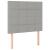 Pat box spring cu saltea, gri deschis, 90x200 cm, textil GartenMobel Dekor