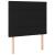 Pat box spring cu saltea, negru, 90x200 cm, textil GartenMobel Dekor