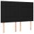 Pat box spring cu saltea, negru, 140x190 cm, textil GartenMobel Dekor