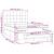 Pat box spring cu saltea, negru, 140x200 cm, textil GartenMobel Dekor