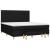 Pat box spring cu saltea, negru, 180x200 cm, catifea GartenMobel Dekor
