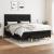 Pat box spring cu saltea, negru, 180x200 cm, catifea GartenMobel Dekor