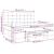 Pat box spring cu saltea, negru, 200x200 cm, textil GartenMobel Dekor