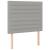 Pat box spring cu saltea, gri deschis, 90x200 cm, textil GartenMobel Dekor