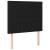 Pat box spring cu saltea, negru, 80x200 cm, textil GartenMobel Dekor