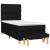 Pat box spring cu saltea, negru, 80x200 cm, textil GartenMobel Dekor