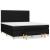 Pat box spring cu saltea, negru, 180x200 cm, catifea GartenMobel Dekor