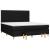 Pat box spring cu saltea, negru, 180x200 cm, catifea GartenMobel Dekor
