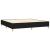 Pat box spring cu saltea, negru, 200x200 cm, textil GartenMobel Dekor