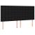 Pat box spring cu saltea, negru, 200x200 cm, textil GartenMobel Dekor