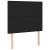 Pat box spring cu saltea, negru, 90x200 cm, piele ecologică GartenMobel Dekor
