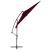 Umbrelă suspendată cu stâlp de aluminiu, roșu bordo, 300 cm GartenMobel Dekor