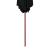 Umbrelă de soare de exterior cu stâlp din lemn, negru, 270 cm GartenMobel Dekor