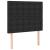 Pat box spring cu saltea, negru, 90x190 cm, piele ecologică GartenMobel Dekor