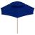 Umbrelă de soare dublă, stâlp din lemn, albastru, 270 cm GartenMobel Dekor
