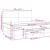 Pat box spring cu saltea, gri deschis, 200x200 cm, catifea GartenMobel Dekor