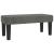 Pat box spring cu saltea, gri închis, 80x200 cm, catifea GartenMobel Dekor