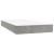 Pat box spring cu saltea, gri deschis, 90x190 cm, catifea GartenMobel Dekor