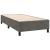 Pat box spring cu saltea, gri închis, 90x190 cm, catifea GartenMobel Dekor
