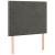 Pat box spring cu saltea, gri închis, 100x200 cm, catifea GartenMobel Dekor