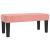 Pat box spring cu saltea, roz, 120x200 cm, catifea GartenMobel Dekor