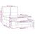 Pat box spring cu saltea, gri închis, 140x190 cm, catifea GartenMobel Dekor