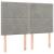 Pat box spring cu saltea, gri deschis, 140x200 cm, catifea GartenMobel Dekor