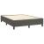 Pat box spring cu saltea, gri închis, 140x200 cm, catifea GartenMobel Dekor