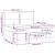 Pat box spring cu saltea, gri deschis, 160x200 cm, catifea GartenMobel Dekor