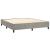 Pat box spring cu saltea, gri deschis, 160x200 cm, catifea GartenMobel Dekor