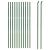 Gard plasă de sârmă, verde, 1,4x25 m, oțel galvanizat GartenMobel Dekor