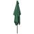 Umbrelă de soare cu stâlp din oțel & LED-uri, verde, 2x3 m GartenMobel Dekor