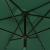 Umbrelă de soare cu stâlp din oțel & LED-uri, verde, 2x3 m GartenMobel Dekor