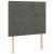 Pat box spring cu saltea, gri închis, 80x200 cm, catifea GartenMobel Dekor