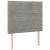 Pat box spring cu saltea, gri deschis, 90x190 cm, catifea GartenMobel Dekor