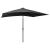 Umbrelă de soare cu LED-uri și stâlp din oțel, antracit, 2x3 m GartenMobel Dekor