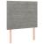 Pat box spring cu saltea, gri deschis, 100x200 cm, catifea GartenMobel Dekor